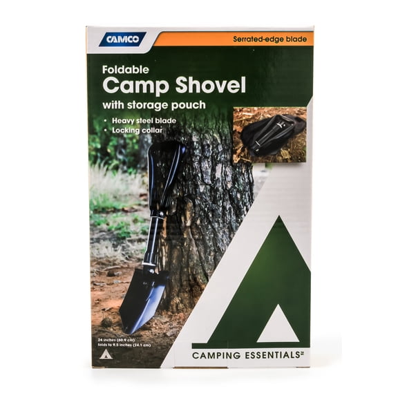 Foldable Camp Shovel with Storage Pouch (Eng/Fr)