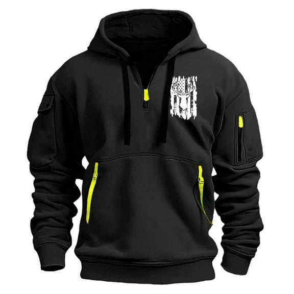 ZRGHAOYLQ Vintage American Flag Hoodie Big and Tall Long Sleeve Pullover Shirts Western Aztec Mens Sweatshirts Hoodies Cowboy Print Sweatshirt Oversized Drawstring Pullovers with Pockets