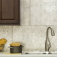 thumbnail image 2 of FASÄDE Safari Decorative Vinyl Backsplash Panel in Vintage Metal (6X6 Inch Sample), 2 of 5