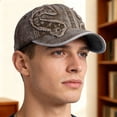 thumbnail image 5 of QASIEATN Cozy Visor Hat for Women American Baseball Cap Soft Top Washed Baseball Cap Versatile Sun Hat Fall Fashion Accessories, 5 of 5