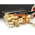 thumbnail image 2 of HUBERT® Bulk Food Bin Bagel Bin Clear Acrylic - 18 3/4"L x 15 3/4"W x 8 1/2"H, 2 of 5