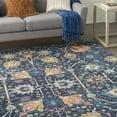 thumbnail image 6 of Nourison Passion Navy 9' x 12' Area Rug, Boho, Moroccan, Bed Room, Living Room, Dining Room, Kitchen, , Easy Cleaning, Non Shedding (9' x 12'), 6 of 8