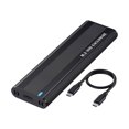 thumbnail image 4 of Carcasa externa M.2 , carcasa de aleación de aluminio, accesorios de repuesto para reparación, USB C de 10 Gbps, tarjeta de expansión compacta de con cable Baoblaze Recinto externo, 4 of 8
