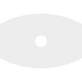 thumbnail image 4 of Ekena Millwork CMP20X13KY-03000 3 in. ID x 10.75 in. Rectangle Kailey Architectural Grade PVC Contemporain Médaillon de Plafond, 4 of 11