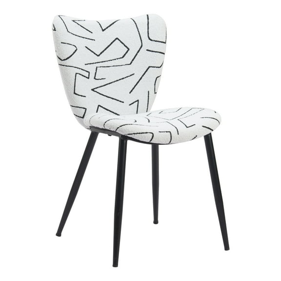 Prestige Dining Chair White Dining Chair, Modern Style, Powder coated steel leg, Plywood, Indoor Dining