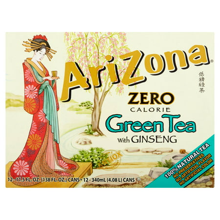 AriZona régime de thé vert avec Ginseng, 11,5 oz