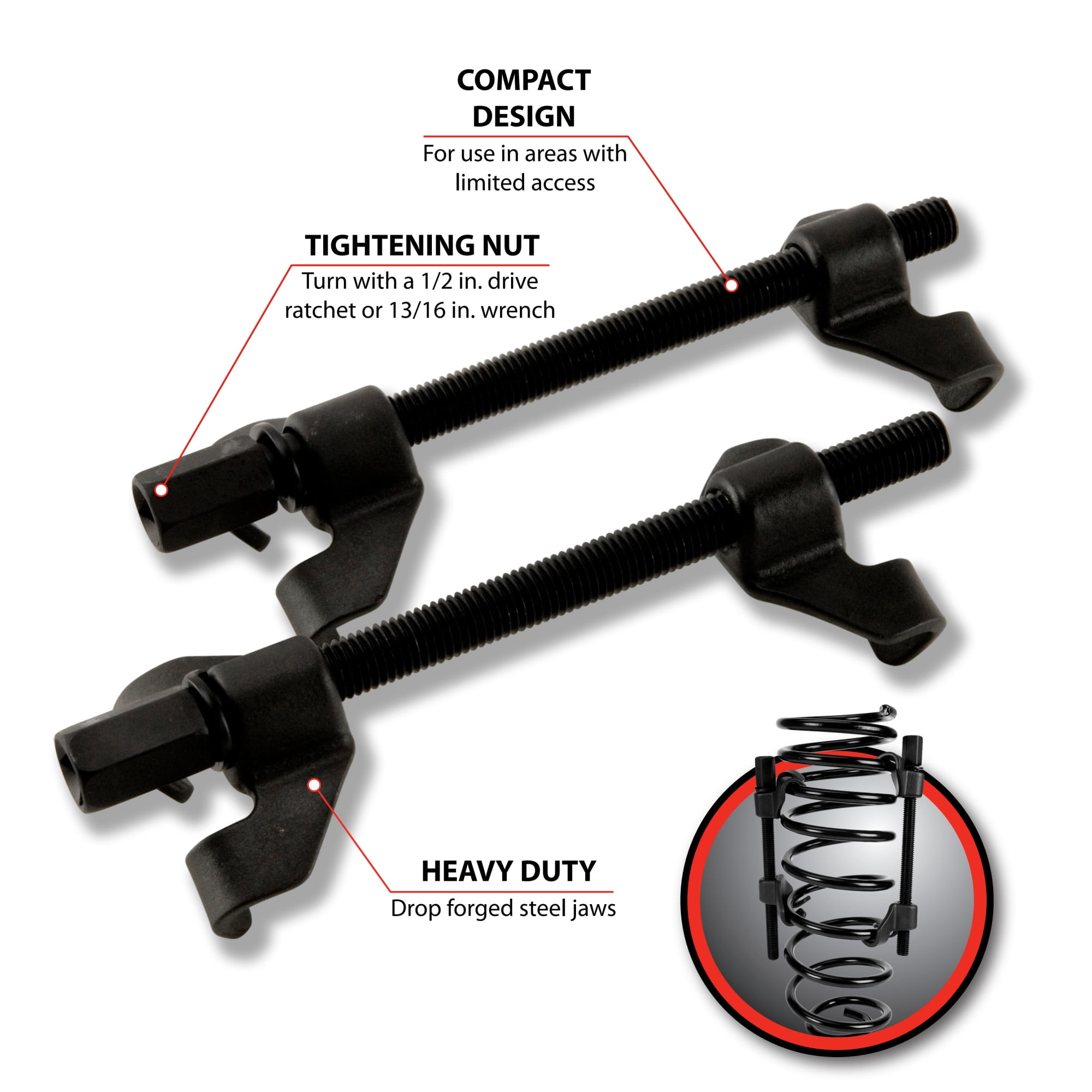 Performance Tool Strut Spring Compressor Automotive Specialty Parts