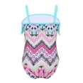 thumbnail image 3 of inhzoy Kids Girls' Camisole Fringes One-piece Swimsuit, 3 of 5