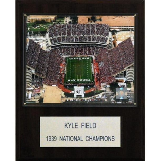 C & I Collectables 1215KYLEFIE NCAA Football Kyle Stade de Terrain Plaque