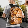 thumbnail image 5 of Yield Hippie Ditsy Floral Print Backpack for Women Men, Lightweight Casual Travel Daypack, Classic Basic College Backpack, Middle School Bag, 5 of 5