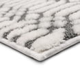thumbnail image 4 of Mohawk Linkage Bath Mat Soft Absorbent Quick Dry Machine Washable Non-Slip Bathroom Mat, Flint/White, 20" x 34", 4 of 8