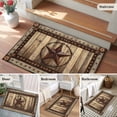 thumbnail image 6 of Texas Star Washable Area Rug 2 x 3 ft Farmhouse Country Star, Soft Non Slip Rugs Stain Repellent Indoor Felt Carpet for Living Dining Room Bedroom Home Office, 6 of 9