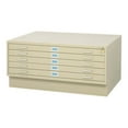 thumbnail image 1 of Safco Products 4997TSR Flat File Closed Base for 5-Drawer 4996TSR, 10 Drawer 4986TS Files, Sold Separately, Tropic Sand, 1 of 2
