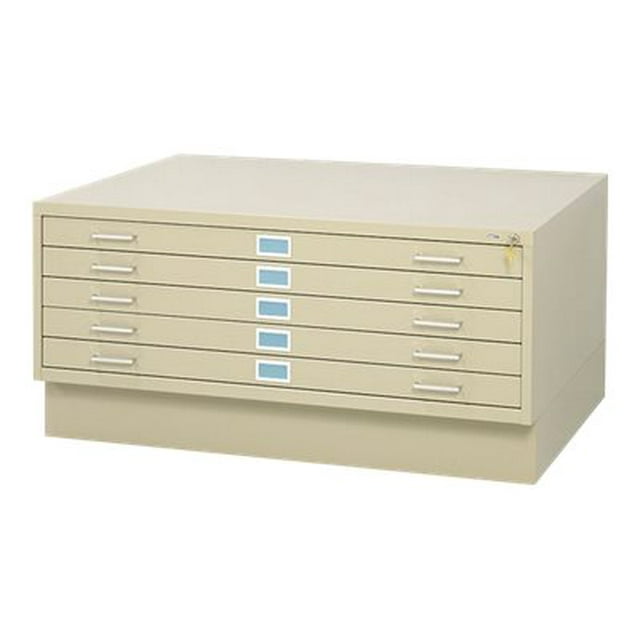 Safco Products 4997TSR Flat File Closed Base for 5-Drawer 4996TSR, 10 Drawer 4986TS Files, Sold Separately, Tropic Sand
