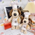 thumbnail image 5 of Gromit Plush Wallace Toys Chef Style Anime Puppy Stuffed Dolls Kawaii Room Decor Dog Toy Collection Kids Birthday Xmas Gift, 5 of 5