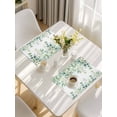 thumbnail image 5 of Sage Green Eucalyptus Leaves Placemats Set of 6, Spring Summer Botanical Placemats for Dining Table, Place Mats for Kitchen Tabletop, Waterproof Wipeable Dining Table Mats Set, 5 of 9