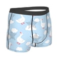 thumbnail image 2 of KLL Cute Goose On A Blue Sky Men's Cotton Boxer Briefs Underwear-Small, 2 of 8