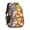Baseballs and Softballs, variant on Baseballs and Auras Pattern Cute School Backpack Bag with Padded Back and Adjustable Shoulder Straps 16.9 X 12.6 X 5.9 Inches