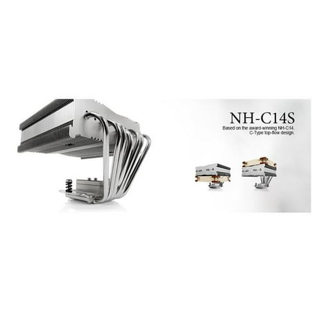 Noctua NH-C14S CPU Intel LGA1156, 1366 - 1155, 775 & AMD AM, AM2 plus & AM3 Fan - 1500RPM