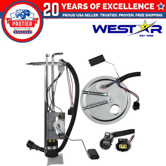 Brute power 1020041 Fuel Pump and Sender Assembly Fits Ford Expedition 4.6L 281cid V8 to 5.4L 330cid V8 1997-98 E2201S,HP174-11B1,SP2083H