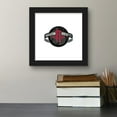 thumbnail image 2 of Gallery Pops NBA Houston Rockets - Global Logo Wall Art, Black Framed Version, 12" x 12", 2 of 5