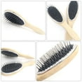 thumbnail image 6 of Large Steel Detangling Hair Brush and Scalp Comb for Straight, Curly Hair, Portable Styling Tool for Barbers, Wigs, and Everyday Use, 6 of 6