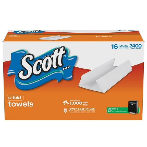 Product of Scott C-Fold Paper Towels, 2,400 ct.