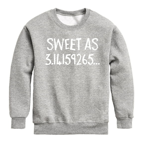 Instant Message - Sweet As 3 - Toddler & Youth Crewneck Fleece Sweatshirt