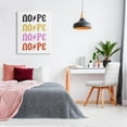thumbnail image 2 of Nope Thunder Bold Symbol Phrase Typography Graphic Art Gallery Wrapped Canvas Print Wall Art, 2 of 7