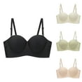 thumbnail image 4 of XIYON Women's Bra Women's Strapless Soft Bralette Wireless Half Cup Design For Comfort For Everyday Wear Breathable, 4 of 8