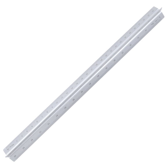 3. Multi-Color Architect Ruler With Laser-Etched Markings Aluminum Drafting Tool 15cm/30cm For Artists & Engineers