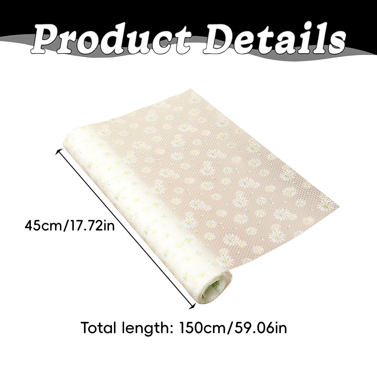 Tearable Perforated Shelf Liners For Drawers, Easy Tear No Cut Kitchen Cabinets