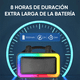 thumbnail image 5 of "Bocina Karaoke Altavoz Bluetooth Portátil Con 2pcs Microfono Belug, Negro ", 5 of 5
