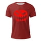 thumbnail image 4 of Blusas y camisas de manga corta y cuello redondo para hombre. Blusas/camisetas de manga corta con cuello redondo y estampado de Halloween para hombre. Blusa para hombre., 4 of 4