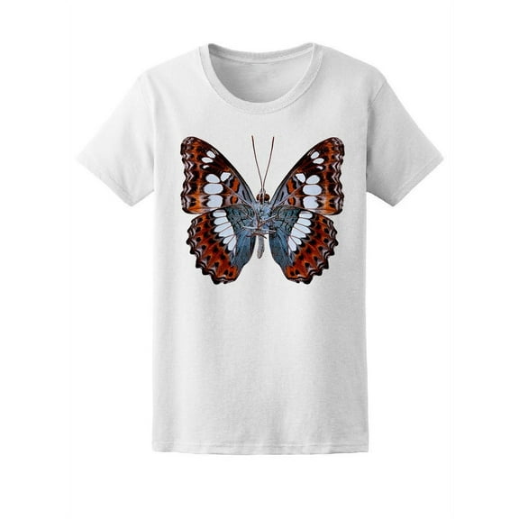 Beautiful Detailed Butterfly T-Shirt Women -Image by Shutterstock, Female Small