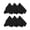 Black, variant on ELAYARD Dust Removal Microfiber Cloths for Household Use Black 6Pack