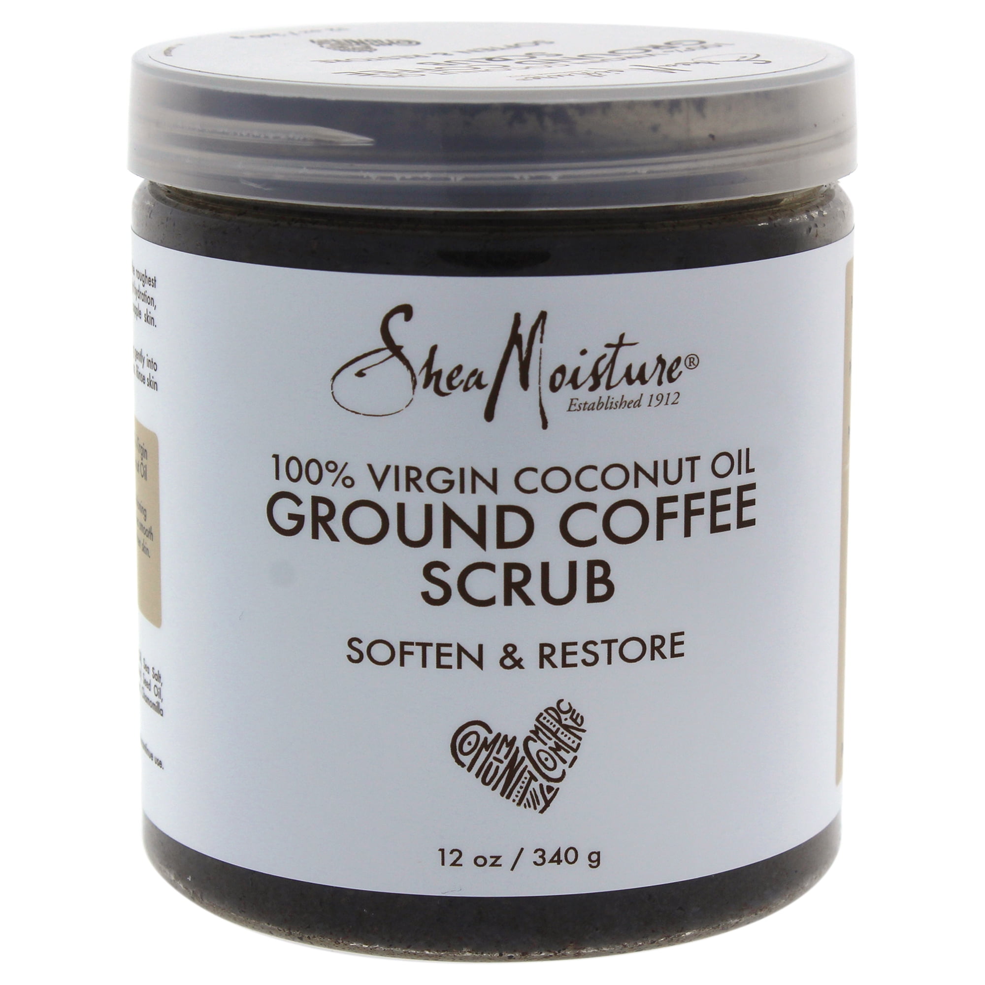 100 Virgin Coconut Oil Coffee Scrub by Shea Moisture for Unisex 12