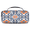 Multicolour 1, variant on Herdesigns Boho Mexican Tile Carrying Case for Nintendo Switch OLED Model 2021 & Switch 2017 with 20 Game Card Slots, Portable Travel Carry Case for Accessories and Console