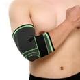 thumbnail image 3 of 1Pc Contract Color 3D Weaving Technology Elbow Pad Hook Loop Fasteners Reduce Joint Pain Compression Elbow Sleeve Sport Accessories-XL, 3 of 8