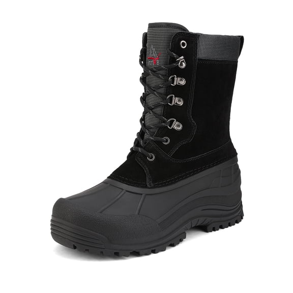 NORTIV 8 Men's Insulated Waterproof Winter Snow Boots