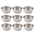 thumbnail image 1 of Tasses à Sauce Petit Récipient Plat Ramekin Bol à Condiments Portion AssaisonnementsCollation Yaourt en Métal Sauce Parfait, 1 of 6