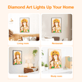 thumbnail image 4 of Special Shape Diamond Painting Kits for Adults, Prayer 3D Partial Round Drill Gem Diamond Painting Art Kits, DIY Diamond Puzzles Bead Art Kit for Holiday Wall Art 19.7x29.5in(50x75cm), 4 of 10