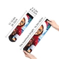 thumbnail image 3 of Lsque Chucky Printed Crew Socks, Moisture-Wicking Socks, Athletic Socks for Men Breathable Cushion Socks Casual Sport Socks for Running Traveling, 3 of 6