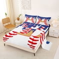 thumbnail image 2 of Erosebridal Boys Baseball Sport Themed Bed Sheets,Watercolor Ice Cream Baseball King Sheets For Kids Boys Men 4-Piece, 2 of 6