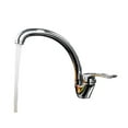 thumbnail image 1 of Brass Black Flexible Kitchen Sink Faucet, Hot And Cold Water Filter Mixer Faucets, Single Handle Swivel Spout Kitchen Water Faucet ,Versatile Features, 1 of 7