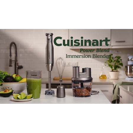 Cuisinart HB‑400PC Variable Speed Immersion Blender with Food Processor