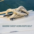 thumbnail image 4 of Riwesomey Taco de muelle para barco de pesca, soporte de cuerda para canoa, lancha rápida antideslizante, Hardware Universal para Kayak, accesorios de Bombillas para automóviles 4 pulgadas, 4 of 6