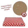 thumbnail image 5 of Majestic Pet | Links Rectangle Pet Bed For Dogs, Removable Cover, Red, Large, 5 of 6