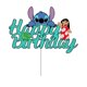 thumbnail image 3 of Nuevos suministros de decoración para fiesta de cumpleaños de Disney Lilo Stitch, globos, platos de papel Aloha, vasos, servilletas, manteles, baby shower para niños, 3 of 5