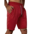 thumbnail image 4 of SHCKE Mens 2 in 1 Running Shorts Double Layer Athletic Breathable with Pockets Casual Training Shorts, 4 of 5